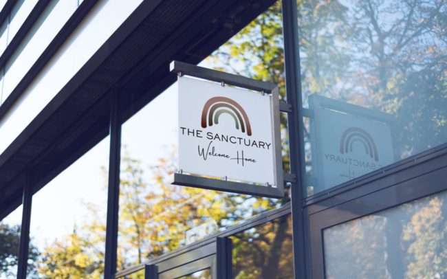 The Sanctuary Yogastudio - Logogestaltung by allegria design